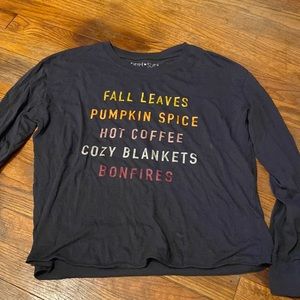 Fall long sleeve shirt!